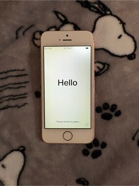 iPhone SE 1st Gen 2016 Rose Gold Damaged but still works